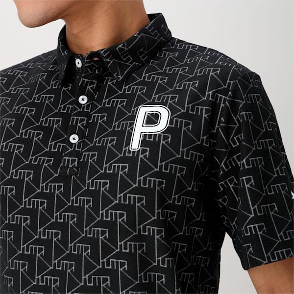 PUMA公式】メンズ ゴルフ パイル ジャカード Pロゴ 半袖 ポロシャツ