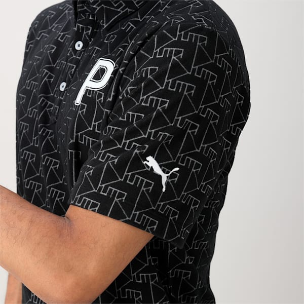 PUMA公式】メンズ ゴルフ パイル ジャカード Pロゴ 半袖 ポロシャツ