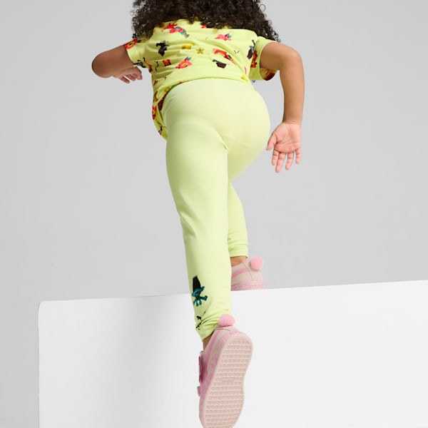PUMA x TROLLS Kid's Leggings, Cool Cucumber, extralarge-IND