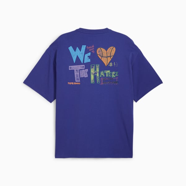 Getting Crafty Basketball Tee IV, Lapis Lazuli, extralarge