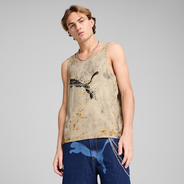 PUMA X A$AP ROCKY Men's Relaxed Fit Tank, Putty-AOP, extralarge-IND