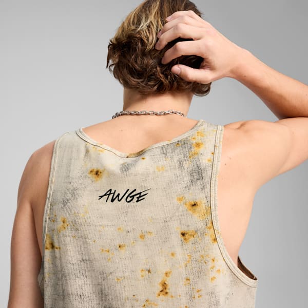 PUMA X A$AP ROCKY Men's Relaxed Fit Tank, Putty-AOP, extralarge-IND