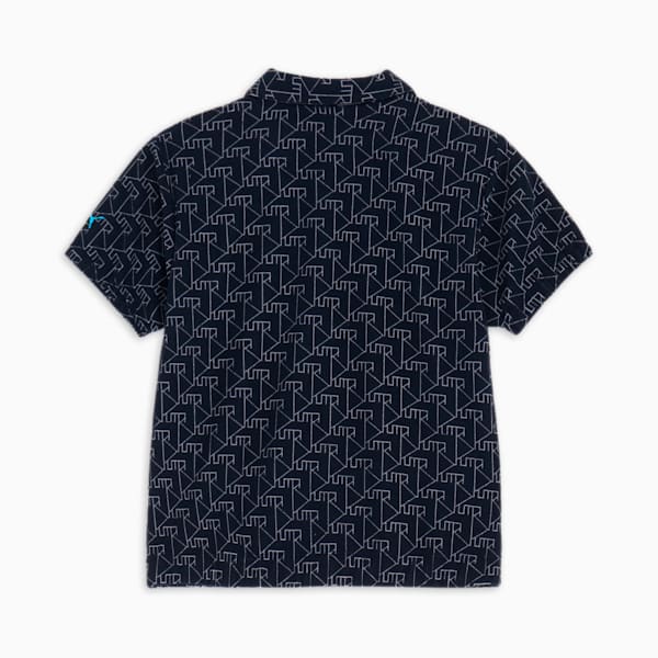 ウィメンズ ゴルフ P ジャガード パイル リラックス ポロシャツ, Deep Navy, extralarge-JPN