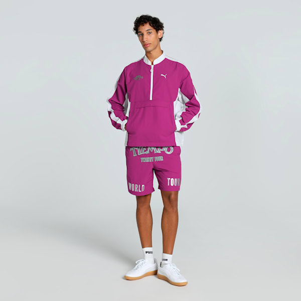 PUMA x MÁS TIEMPO Men's Relaxed Fit Track Top, Magenta Gleam, extralarge-IND