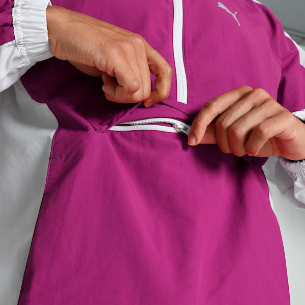 PUMA x MÁS TIEMPO Men's Relaxed Fit Track Top, Magenta Gleam, extralarge-IND