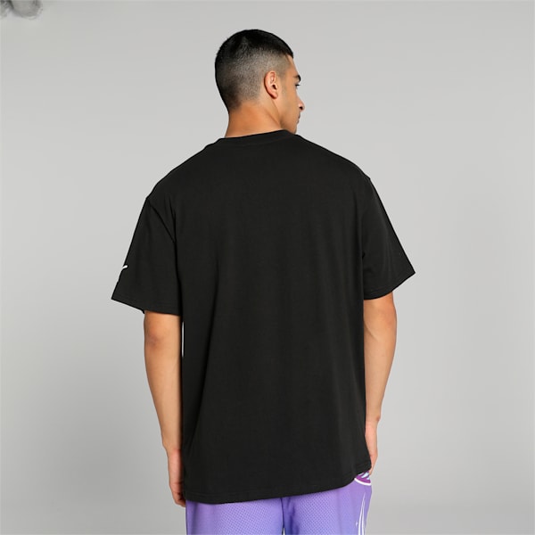 メンズ バスケットボール MELO シャーロット 半袖 Tシャツ, PUMA Black, extralarge-IND