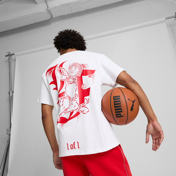 Camiseta PUMA x LAMELO BALL LaFrancé Amour para hombre, PUMA White, extralarge