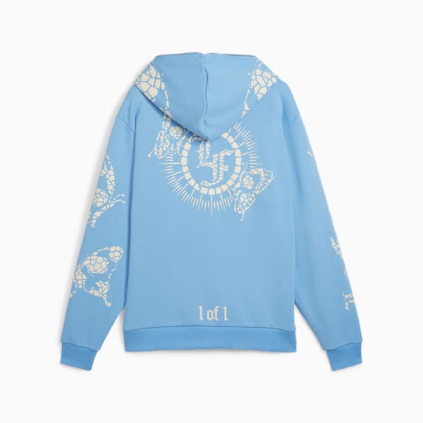 Chamarra PUMA HOOPS x LAFRANCÉ Mosaic para hombre, Team Light Blue, extralarge