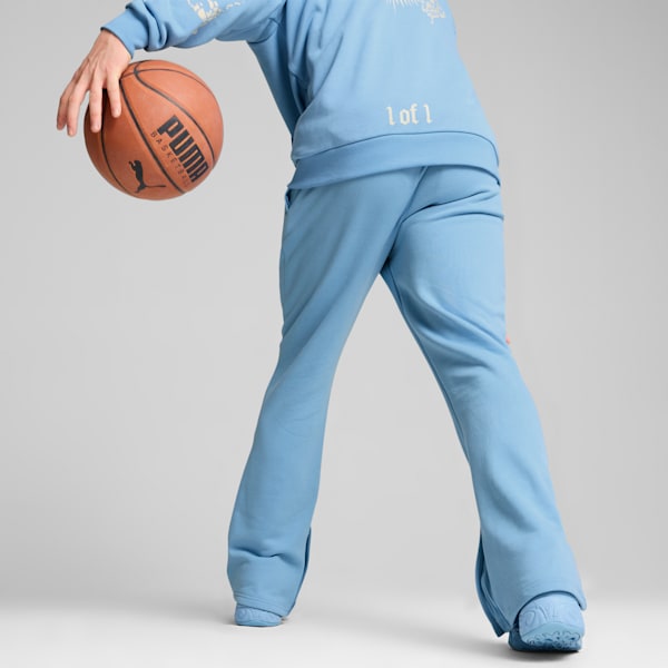 Pantalon de survêtement Mosaic HOOPS x LAFRANCÉ de PUMA Homme, Team Light Blue, extralarge