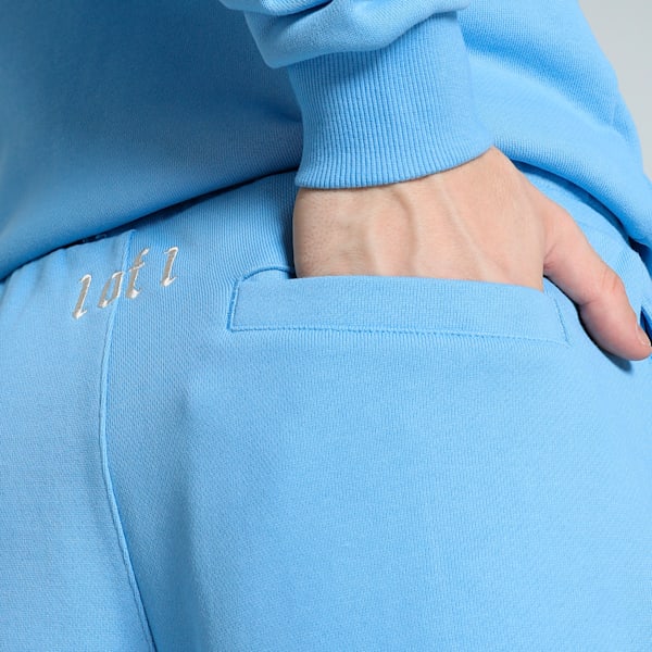 PUMA HOOPS x LAFRANCÉ Mosaic Men's Basketball Sweatpants, Team Light Blue, extralarge-IND