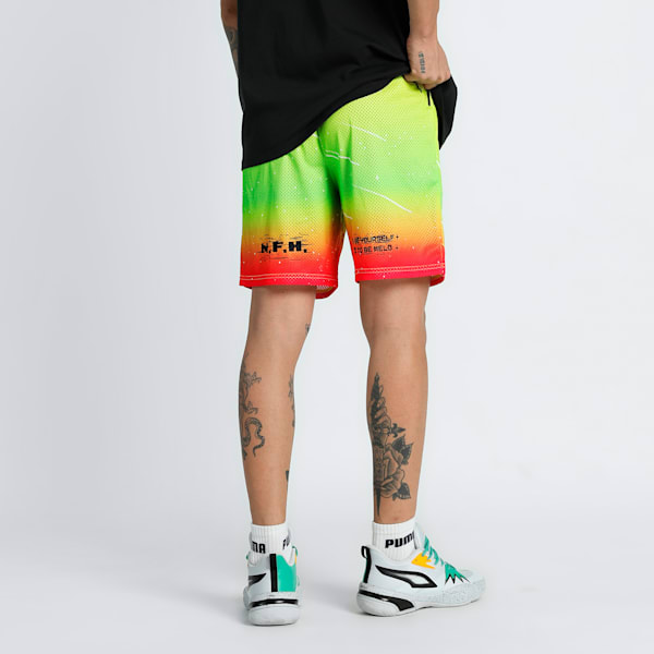 MELO 1Love Men's Relaxed Fit Basketball Shorts, Yellow Alert, extralarge-IND