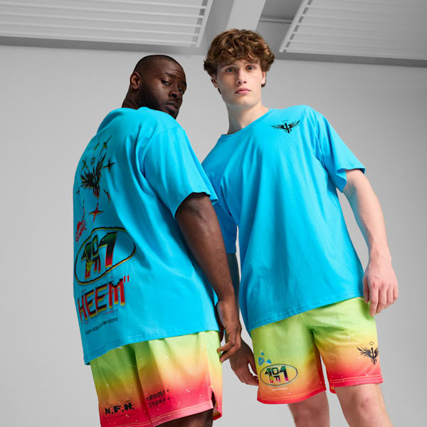 PUMA x LAMELO BALL 1Love Men's Basketball Tee, Bright Aqua, extralarge