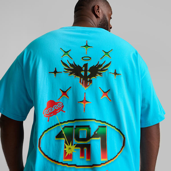 Playera de basquetbol para hombre PUMA x LAMELO BALL 1Love II, Bright Aqua, extralarge