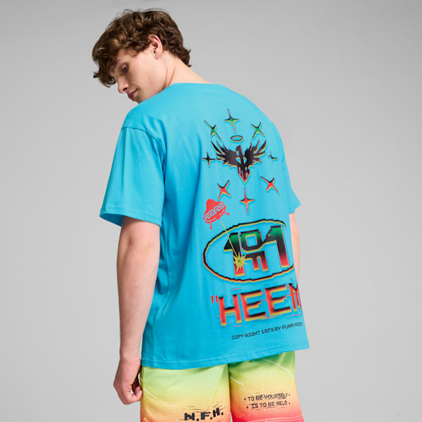 PUMA x LAMELO BALL 1Love Men's Basketball Tee, Bright Aqua, extralarge