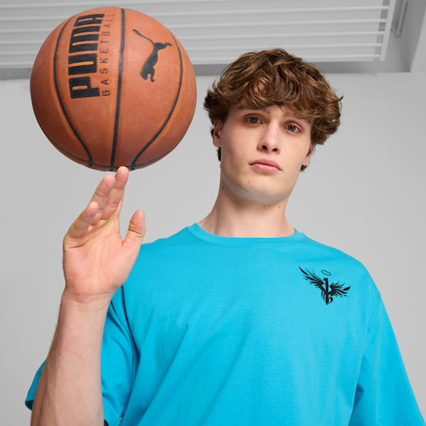Playera de basquetbol para hombre PUMA x LAMELO BALL 1Love II, Bright Aqua, extralarge