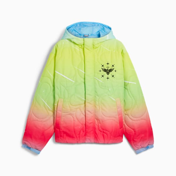 PUMA x LAMELO BALL 1Love Men's Basketball Jacket, Yellow Alert, extralarge
