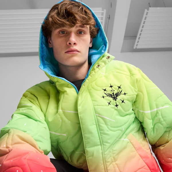 PUMA x LAMELO BALL 1Love Men's Basketball Jacket, Yellow Alert, extralarge