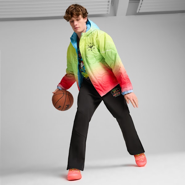 PUMA x LAMELO BALL 1Love Men's Basketball Jacket, Yellow Alert, extralarge