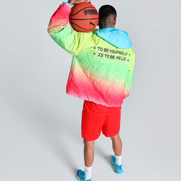 MELO 1Love Men's Relaxed Fit Basketball Jacket, Yellow Alert, extralarge-IND