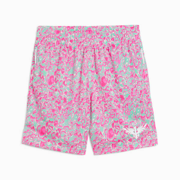 Short de basketball PUMA x LAMELO BALL Toxic Homme, Electric Peppermint-AOP, extralarge
