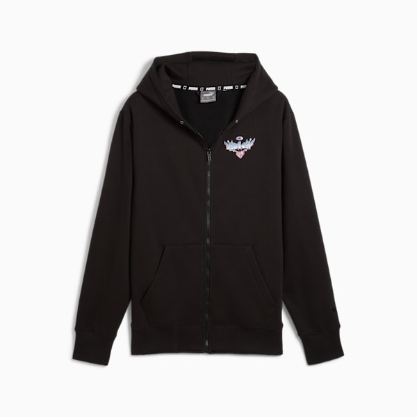 Sudadera de baloncesto con capucha para hombre PUMA x LAMELO BALL Iridescent Hornets, PUMA Black, extralarge
