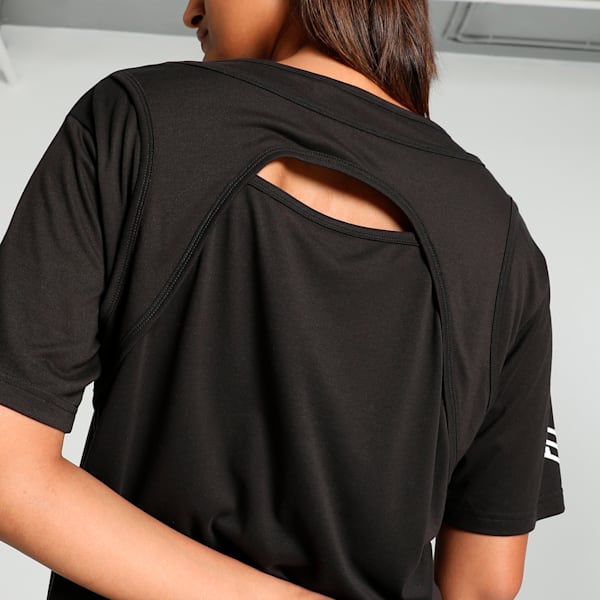STEWIE TOKYO Women's Relaxed Fit Basketball Tee, PUMA Black, extralarge-IND