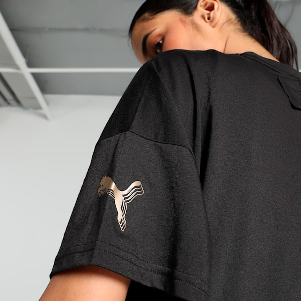 HOOPS x HARRY POTTER™ Women's Oversized Basketball Tee, PUMA Black, extralarge-IND