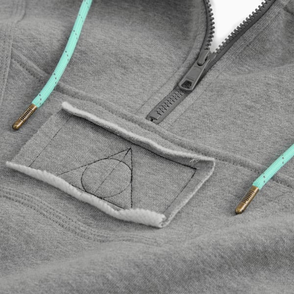 Sudadera mujer PUMA HOOPS x HARRY POTTER, Medium Gray Heather, extralarge
