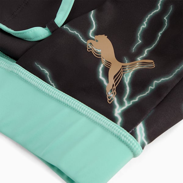 Sport Bra Mujer PUMA HOOPS x HARRY POTTER™, PUMA Black-AOP, extralarge