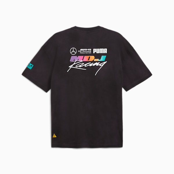 MAPF1 x MDJ Men's Relaxed Fit Motorsport Graphic T-shirt, PUMA Black, extralarge-AUS