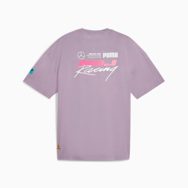 MAPF1 x MDJ Men's Relaxed Fit Motorsport Graphic T-shirt, Pale Plum, extralarge-IND