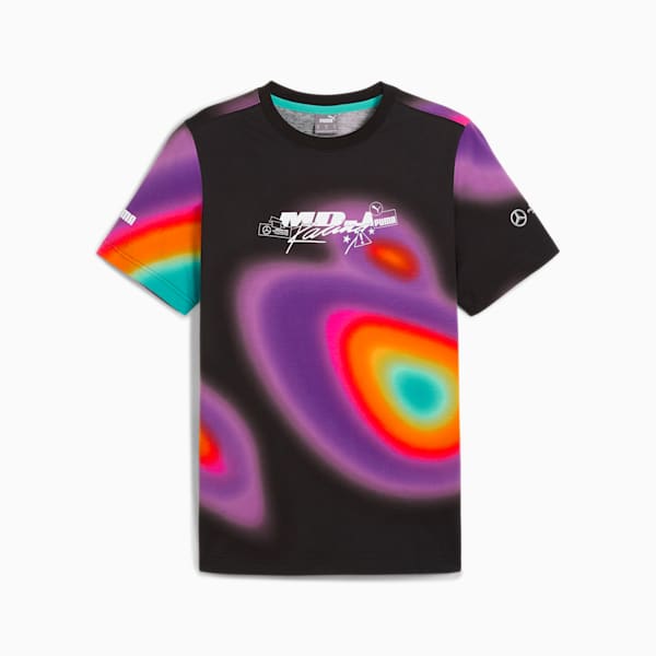 Camiseta Mercedes-AMG Petronas F1® Team x Mad Dog Jones AOP para hombre, PUMA White-AOP, extralarge