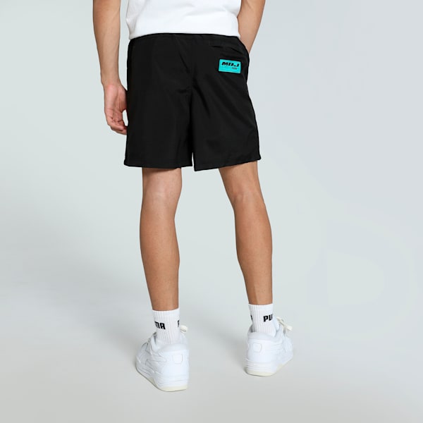 Mercedes-AMG Petronas Motorsport x MDJ Men's Woven Shorts, PUMA Black, extralarge-IND