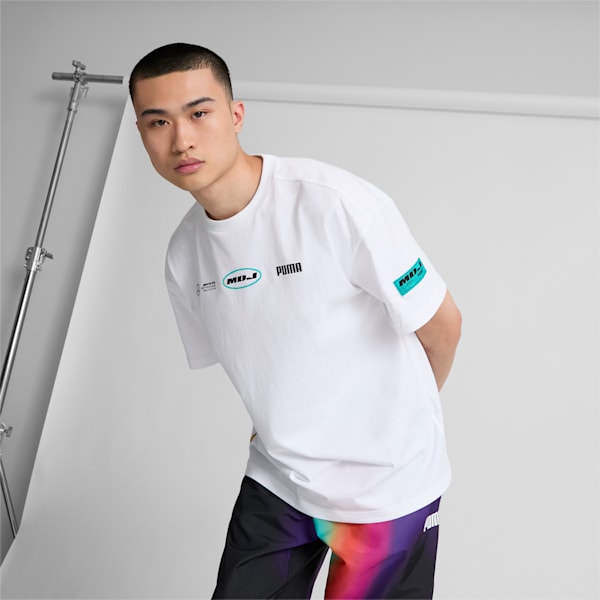 Mercedes-AMG Petronas F1® Team x Mad Dog Jones Men's Graphic Tee I, PUMA White, extralarge