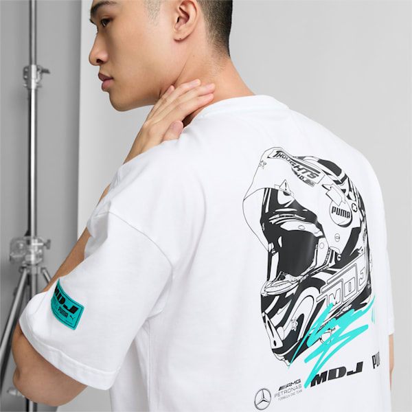 Camiseta gráfica Mercedes-AMG Petronas F1® Team x Mad Dog Jones I para hombre, PUMA White, extralarge