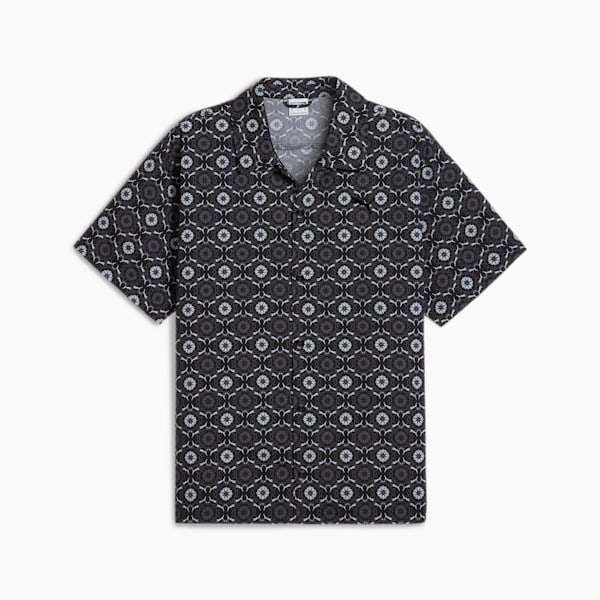 CLASSICS Short Sleeve Woven Shirt, PUMA Black, extralarge-IND