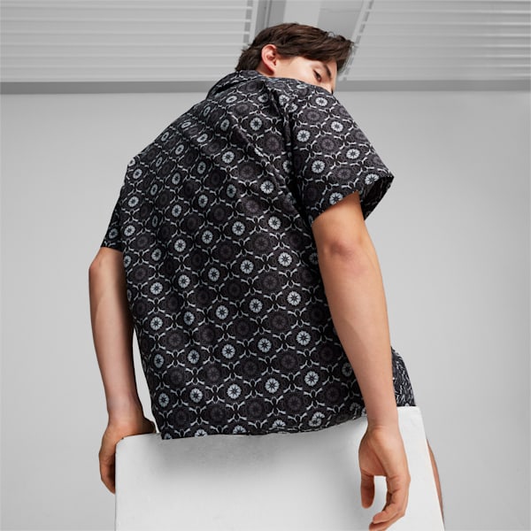 Camisa tejida de manga corta para hombre CLASSICS, PUMA Black, extralarge
