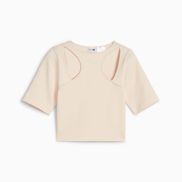 DARE TO Women's MUTED MOTION Tee, Sugared Almond, extralarge