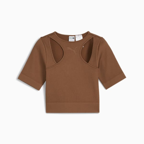 Fresh TO white's MUTED MOTION Tee, Brown Mushroom, extralarge