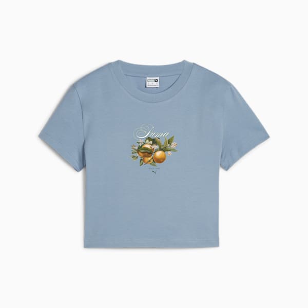 ウィメンズ グラフィックス フルーティ プーマ 半袖 Tシャツ, Zen Blue, extralarge-JPN
