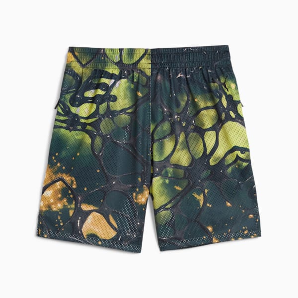Short de basquetbol PUMA x LAMELO BALL para hombre, PUMA Black-AOP, extralarge