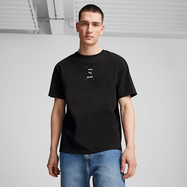 PUMA x MAPF1 x RÆBURN Graphic Men's Relaxed Fit Motorsport Tee, PUMA Black, extralarge-IND