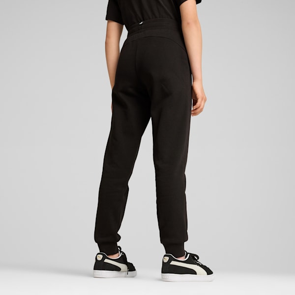 ESS+ Logo Big Kids' Sweatpants, PUMA Black, extralarge