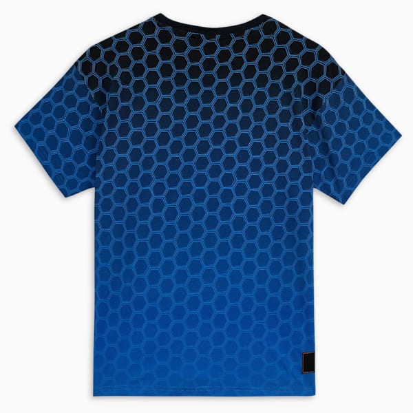 PUMA x ROCKET LEAGUE All-Over Print Youth Relaxed Fit Tee, Club Navy, extralarge-IND