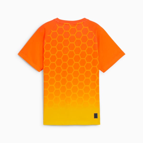 PUMA x ROCKET LEAGUE Big Kids' All-Over Print Tee, Flame Flicker, extralarge