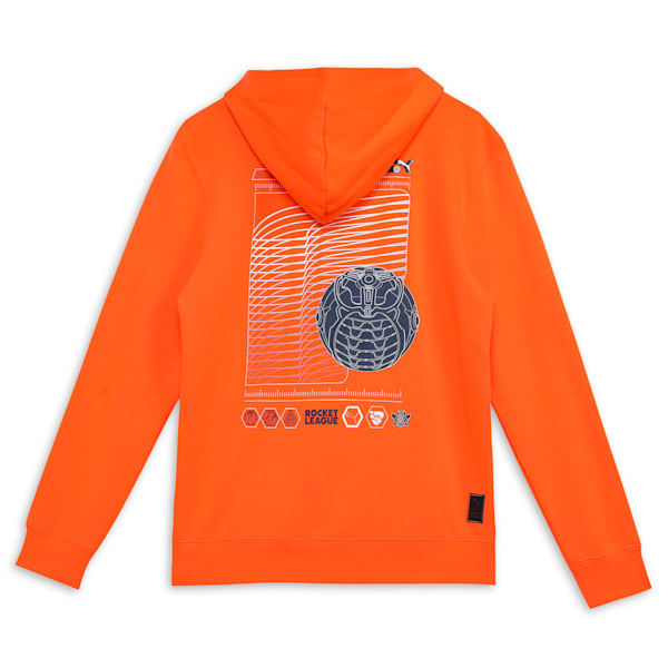 PUMA x ROCKET LEAGUE Youth Relaxed Fit Hoodie, Flame Flicker, extralarge-IND