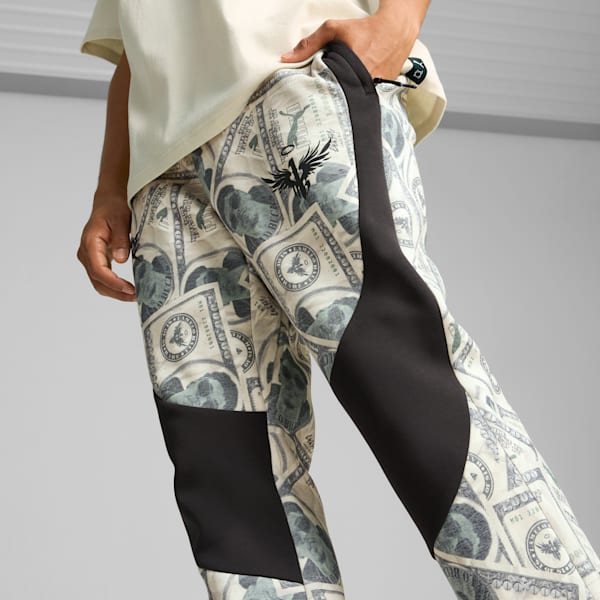 PUMA x LAMELO BALL Bucks Dime Men's Basketball Pants, PUMA Black-AOP, extralarge
