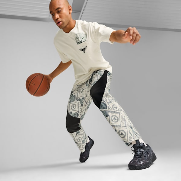 PUMA x LAMELO BALL Bucks Men's Basketball Tee, Alpine Snow, extralarge