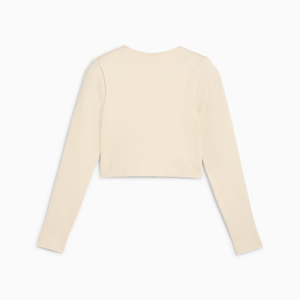 DARE TO Women's MUTED MOTION Long Sleeve Tee, Alpine Snow, extralarge