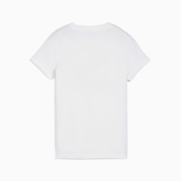 CLASSICS Logo Women's Tee, PUMA White-Intense Red, extralarge